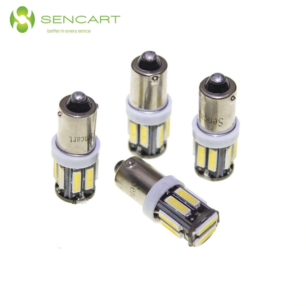 BAX9S T11 H6W BA9S T4W W6W 10SMD 7020LED автомобильные интерьерные лампы для чтения купольная