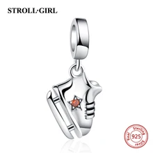StrollGirl Authentic 925 sterling silver Ice Skates Beads Charms Fit Pandora Charm Bracelets For Women DIY Jewelry Accessories StrollGirl Authentic 925 sterling silver Ice Skates Beads Charms Fit Pandora Charm Bracelets For Women DIY Jewelry Accessories