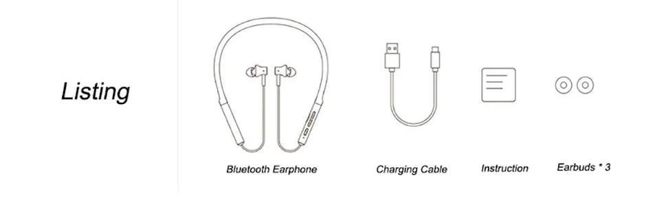 Оригинальные Bluetooth наушники Xiaomi, спортивные беспроводные Bluetooth наушники, магнитные наушники-вкладыши с микрофоном, двойные динамические наушники