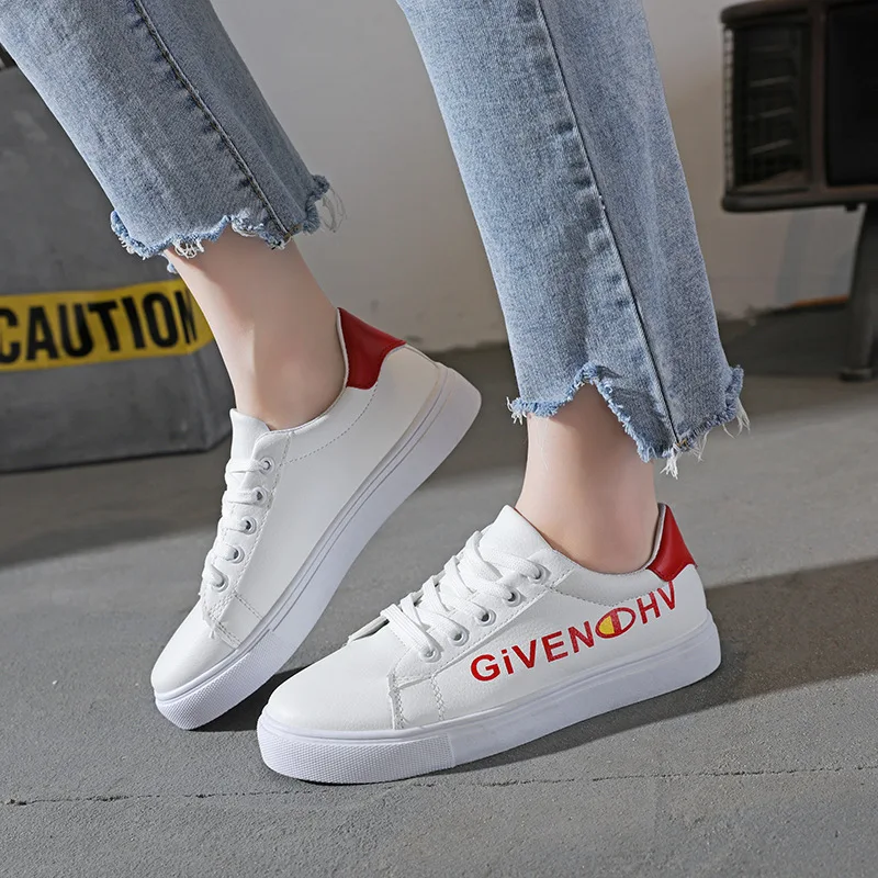 

2019 New Fashion Sneakers Plate Shoes Casual Shoes Flat Floor ShoesWomen's Vulcanized Shoes Women Drop Shipping