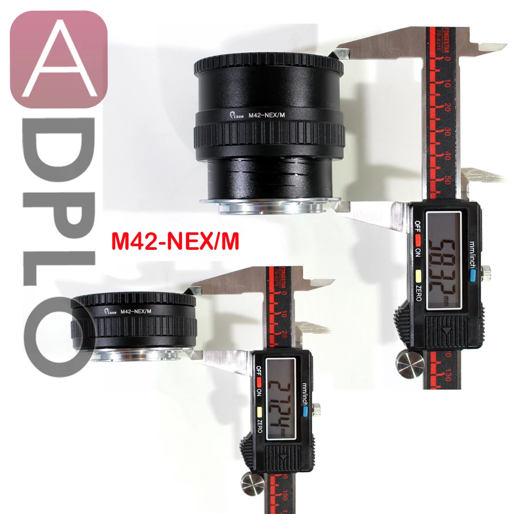 Адаптер с регулируемой фокусировкой для макрообъектива M42 на Sony E Mount Camera NEX A5000 A3000