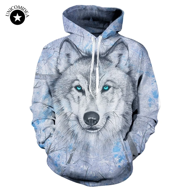 jaket hoodie 3d wolf