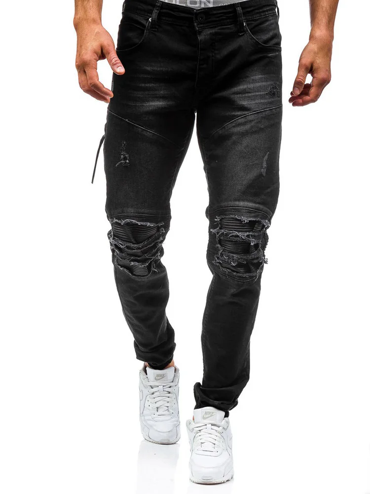 3 цвета хлопок Для мужчин модные джинсы длинные джинсовые брюки Для мужчин Джинсы для женщин осень и зима 2018 г. Модные Повседневные