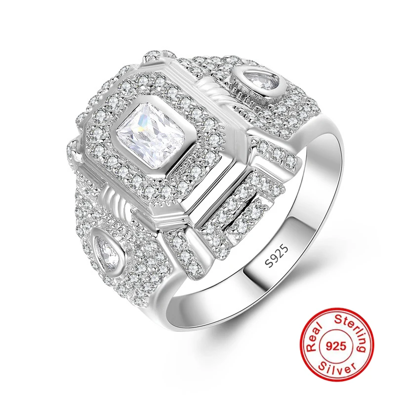 

Expensive but way better quality 100% S925 Ring Sterling silver 925 diamond Peace Yo yo Check now Exaggerated hiphop love