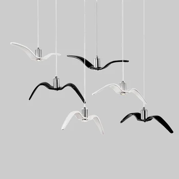 

Creative Chandelier Lighting Personality Seagull Chandelier Lamp Barroom Chandelier Loft/Bar/Dining Room suspension luminaire