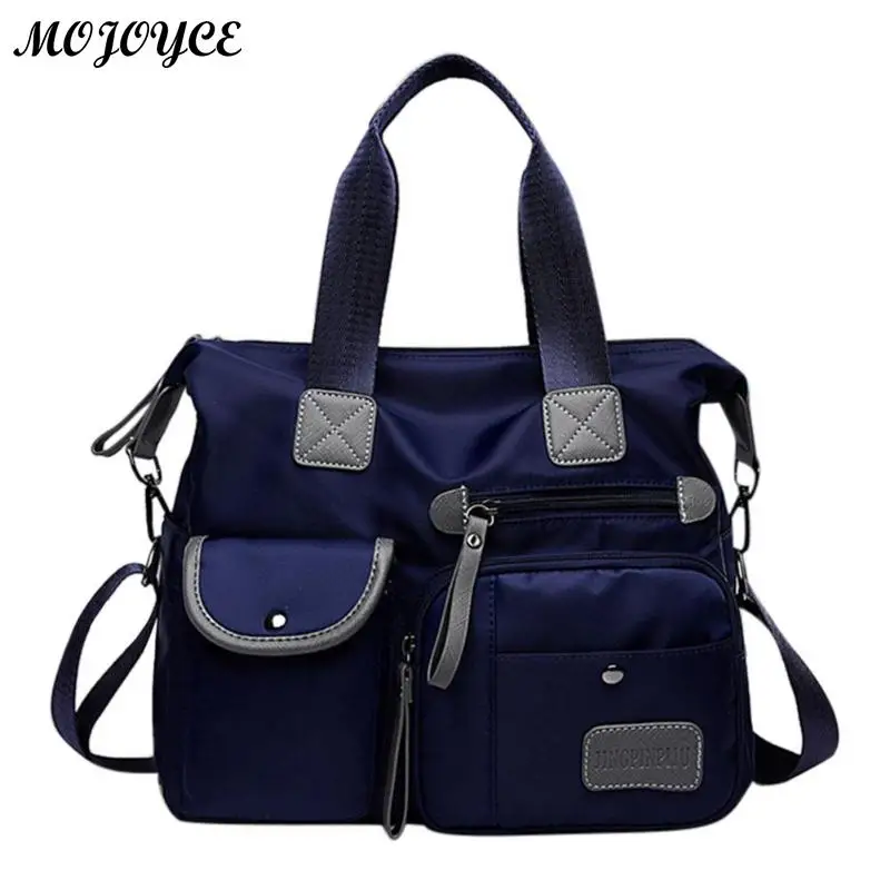 Многофункциональная Женская дорожная сумка, классические высококачественные сумки-мессенджеры, Большая вместительная Водонепроницаемая нейлоновая сумка, женские сумки через плечо - Цвет: Синий