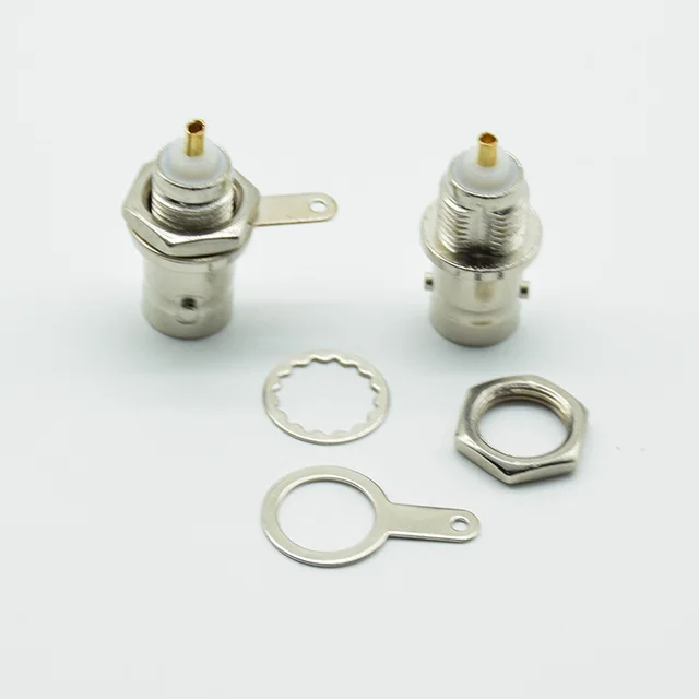 5Pcs/lot BNC Female Socket Solder Connector Chassis Panel Mount Coaxial Cable For Welding Machine Parts Cable Accessories Coaxial Connectors Electronics Model Number: BNC Female Socket Solder Connector