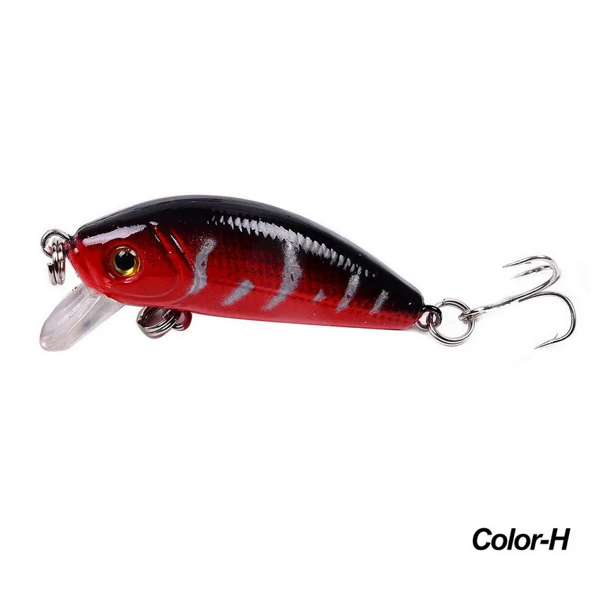 1 шт мини-Crankbait Приманка 4,5 см/5 см 4g жесткая искусственная приманка приманки плавающая наживка Minnow блесны искуственные паллет японские рыболовные снасти - Цвет: H2