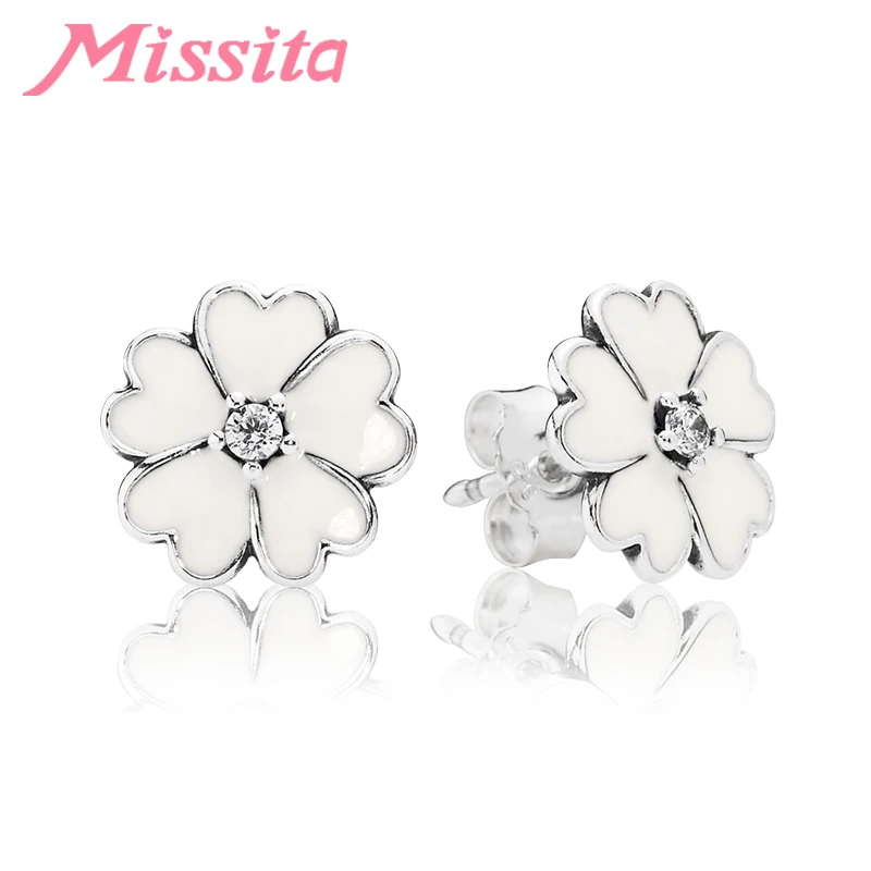 

MISSITA Romantic Lucky Clover Earrings for Women Wedding Party Simple Design Stud Earrings Fashion Jewelry aretes de mujer