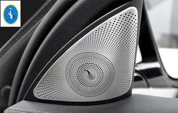 

Yimaautotrims Auto Accessory Side Window A Pillar Post Speaker Triangle Cover Trim For Mercedes Benz E CLASS W213 2016 - 2020