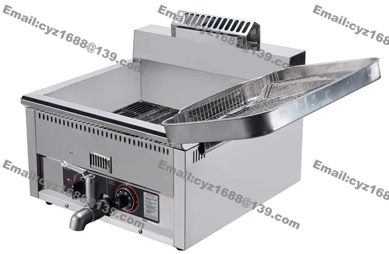 Free Shipping 17L Heavy Duty Thermostatic Control Stainless Steel LPG