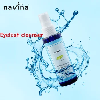 

NAVINA 80ml Sweet Smell Eyelash Cleanser Makeup Tools Eyelash Extension Clean Liquid For Fake Lashes No Stimulation Cleanser