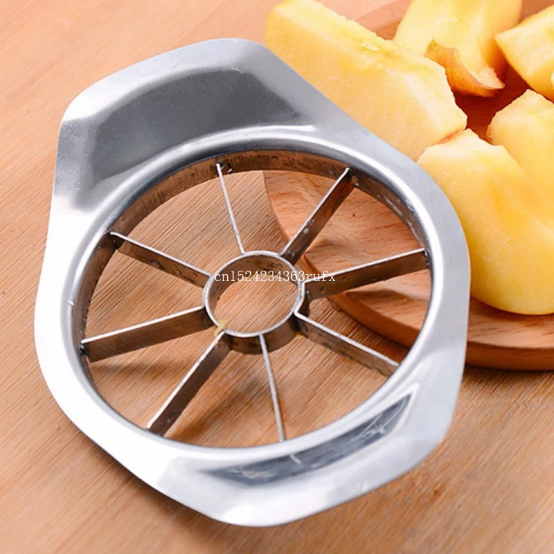 50pcs Kitchen Accessories Cutter Fruit Pear Easy Cut Slicer Cutter Divider Peeler Fruit Slicer Stainless Steel