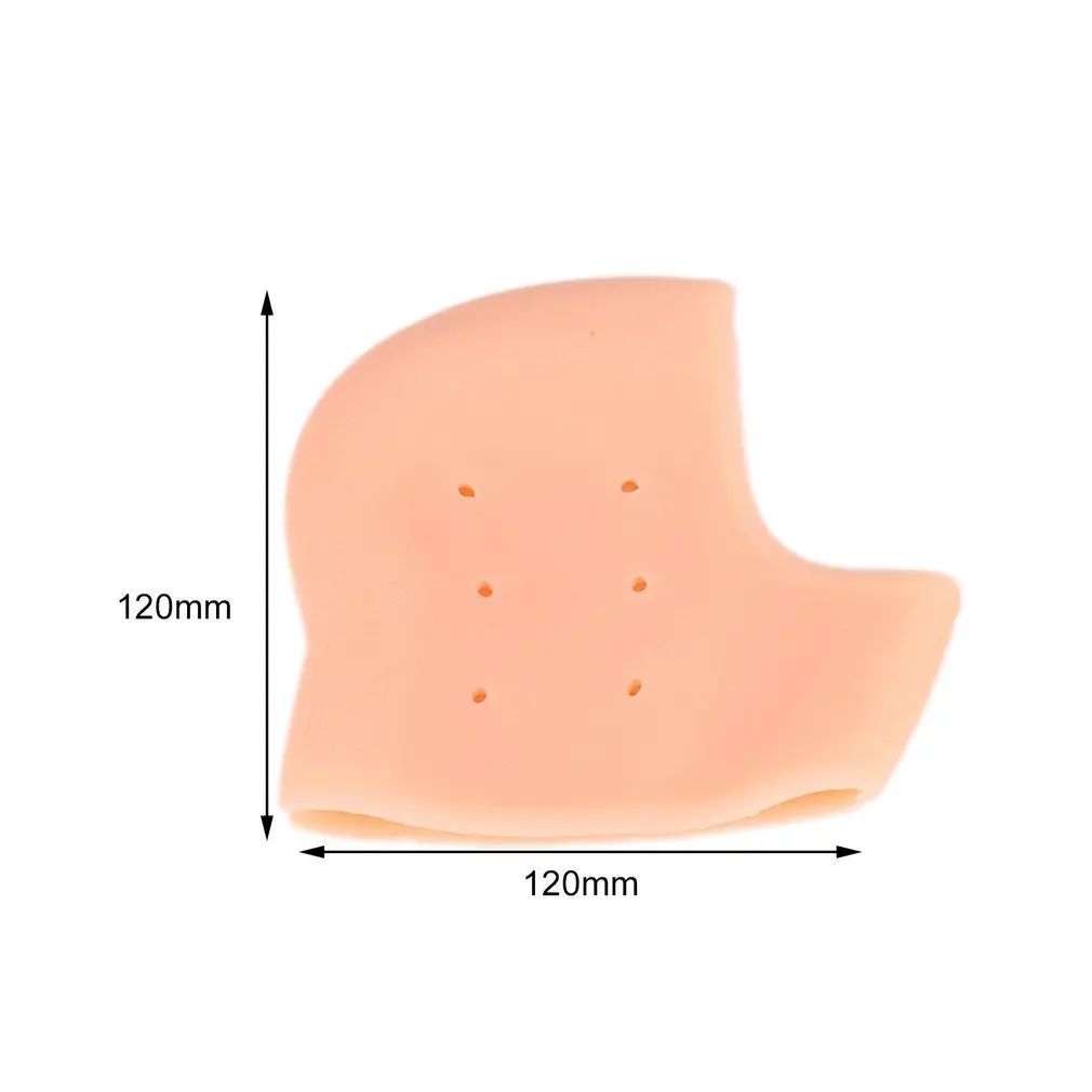 2 шт. удобные Силиконовый гель сломанной ногой каблук увлажнение кожи носки протектор моющиеся нетоксичный