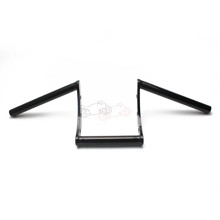 

Motorcycle Black Steel Custom1 "25mm Z Bar High Handlebar Pullback Hand Bar For Harley Sportster Chopper Bobber Softail Dyna