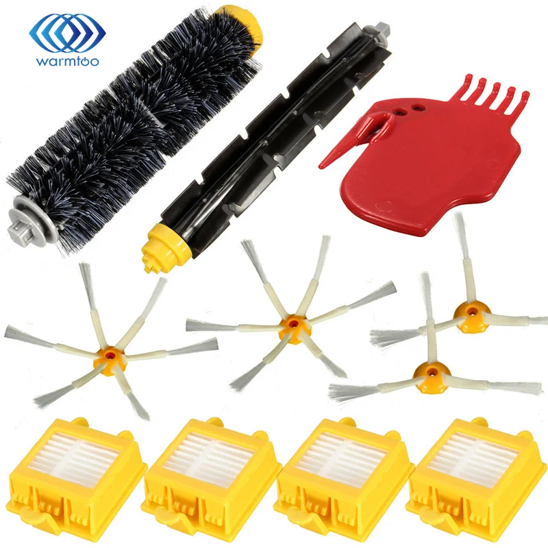 Goede 2017 Nieuwe Side Borstel + HEPA Filter 1 Bristle Beater Borstel voor iRobot Roomba 700 Serie Stofzuiger Robots 760 770 780 790