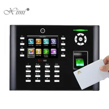 ZK Iclock680 биометрический контроль доступа к двери отпечатков пальцев и 13,56 МГц MF карта смарт-карта время посещаемости с камерой