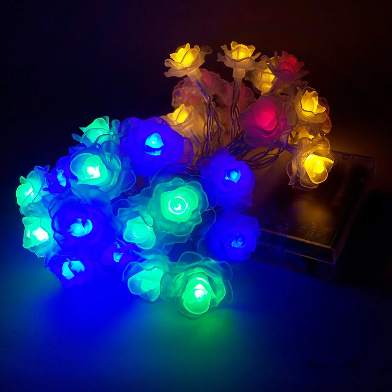 Feimefeiyou Newest Remote Battery Operated Lotus String Lights 2m 20 LED Flower Fairy Light String for Indoor and Outdoor Feimefeiyou Newest Remote Battery Operated Lotus String Lights 2m 20 LED Flower Fairy Light String for Indoor and Outdoor