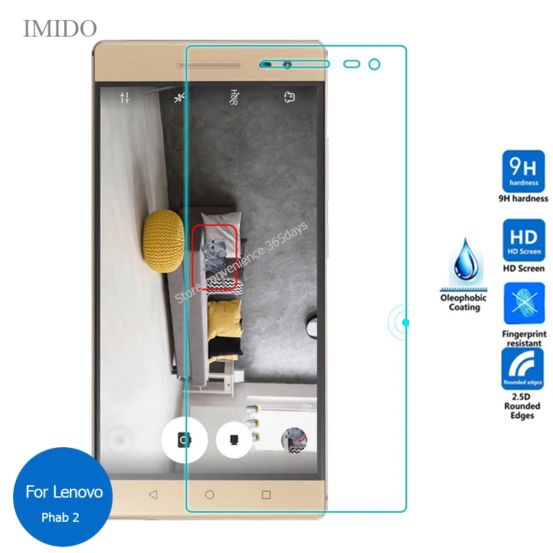 

Tempered Glass Screen Protector For Lenovo Phab 2 Safety Protective Glass on Phab2 Pb2-650M Pb2 650M 650Y