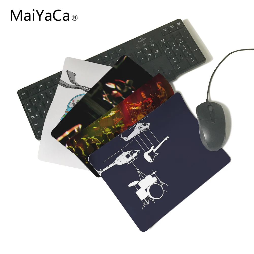 

MaiYaCa helicopters, guitar,drums Mouse Pad Computer Accessories Mice Mat Speed version of the game mouse pad