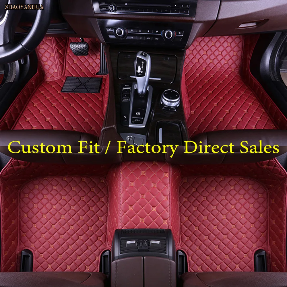 

ZHAOYANHUA Car floor mats for Lexus J200 LX 570 LX570 RX 200T RX350 RX270 ES250 ES300H ES350 5D car-styling carpet rugs (2008-
