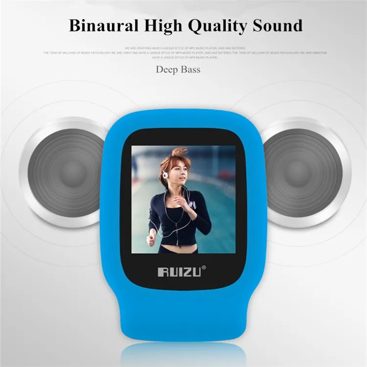 RUIZU X09 MINI MP3 Player Running Sports Clip Mp3 Walkman Support TF Card Music Player With 1.5 inch Screen E-Book Recording FM (2)