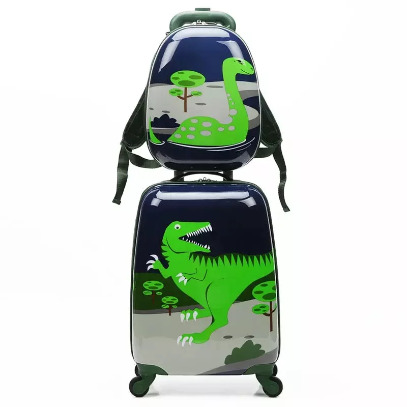 Comprar 18 19 20 pulgadas bonito juego de maletas giratorias de dibujos animados para niños ruedas de maleta de viaje para estudiantes