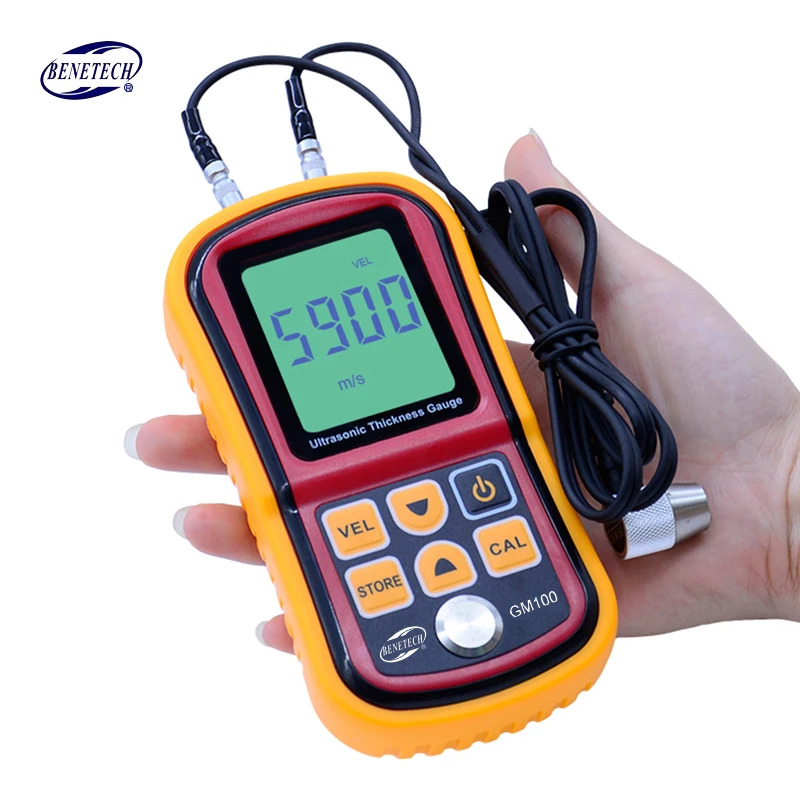 Ультразвуковой толщиномер Benetech GM100 1 2 225 мм (сталь) цифровой ЖК измеритель толщины