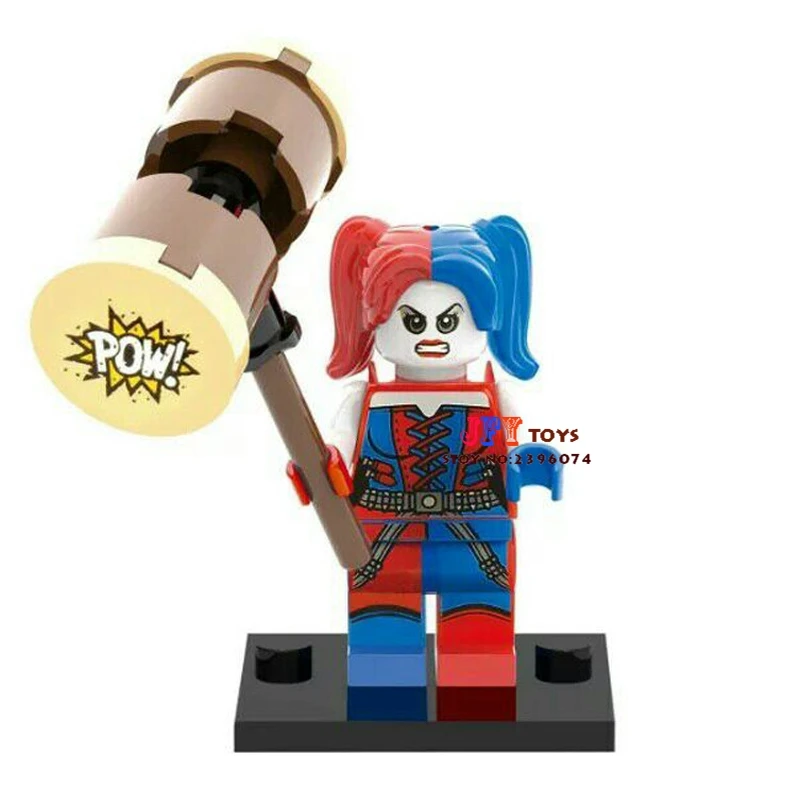

50pcs superhero SDCC Harley Quinn building blocks bricks friends for girl boy kids children toys brinquedos menina