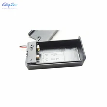 10 шт. 9 В PPP3 батарея Чехол держатель Гнездо распределительная коробка для проводов с проводами, переключатель и крышка