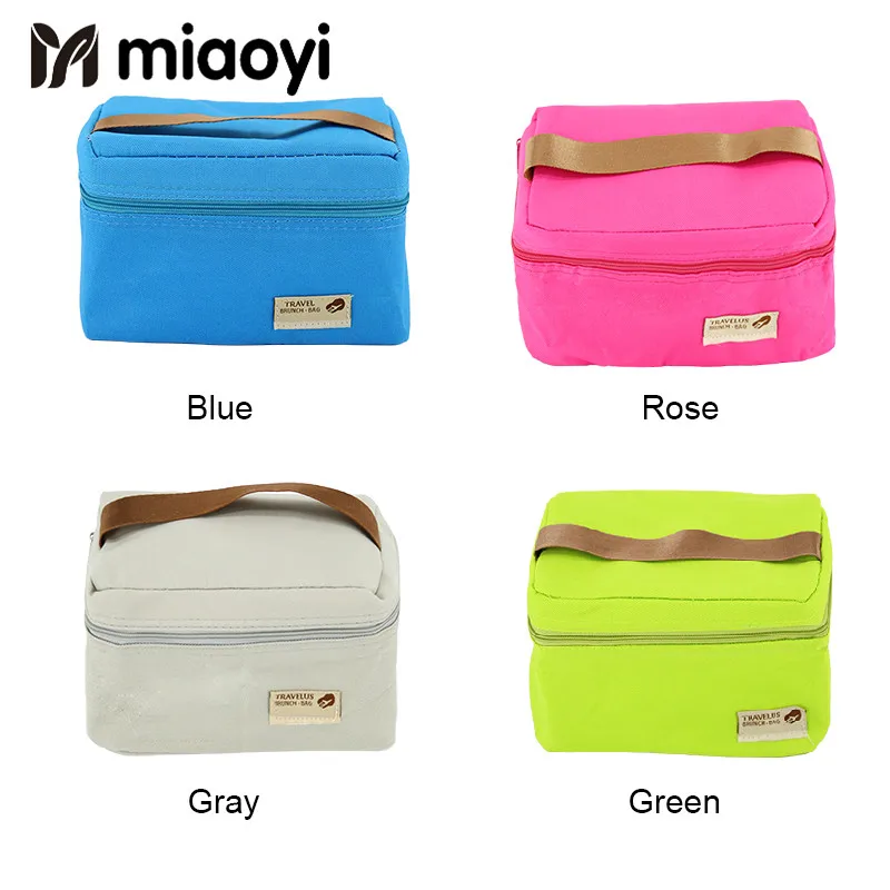Miaoyi Practical Small Portable Ice Bags 4 Color Waterproof Cooler Bag Lunch Leisure Picnic