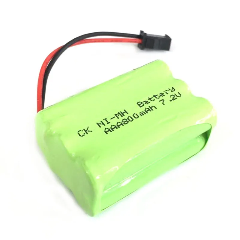 Прочный двухэтажный аккумулятор 7,2 V 800mAh 6x AAA Ni-MH RC для лодка с дистанционным управлением, автомобильные игрушки с зажимом