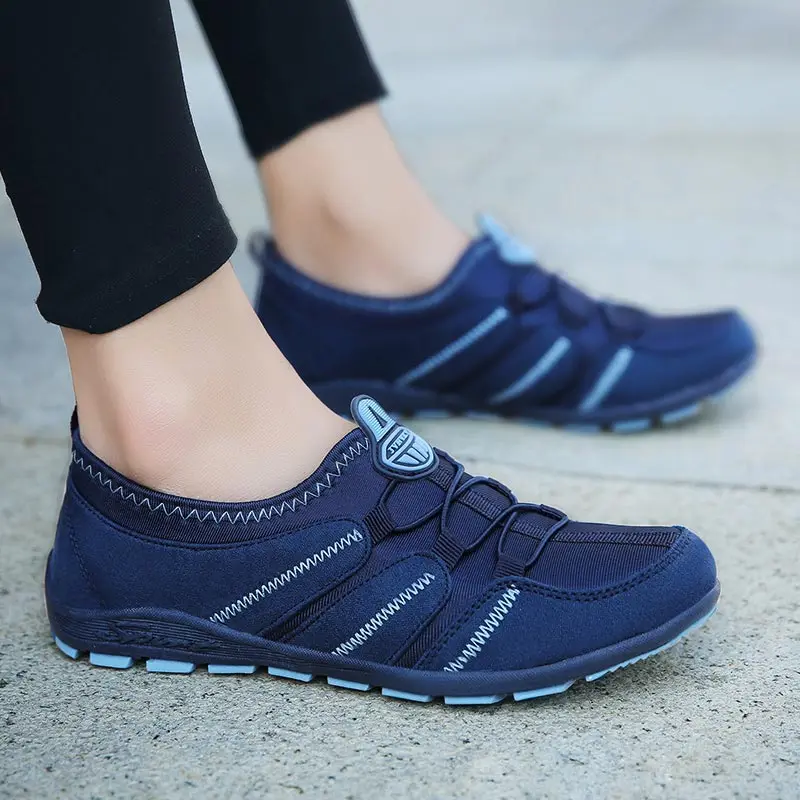 

Summer Slip on Chaussures Femmes T Nouveau 2019 Breathable Running Shoes Women Sneakers Woman Sports Shoes Sport Blue Walk A-249