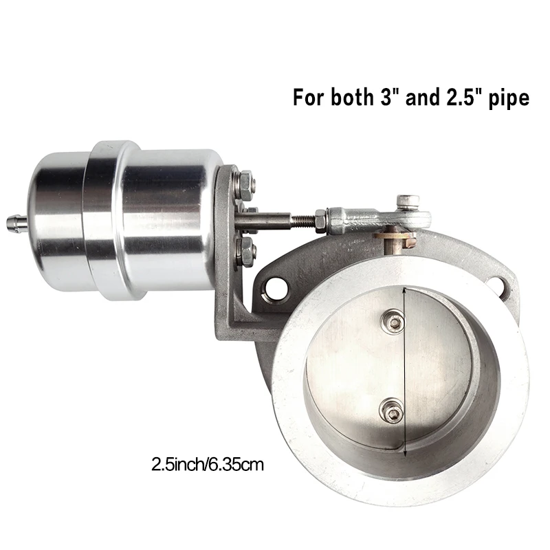 ESPEEDER 3.0'' 76mm Exhaust Cutout Valve With Vacuum Actuator Cutout
