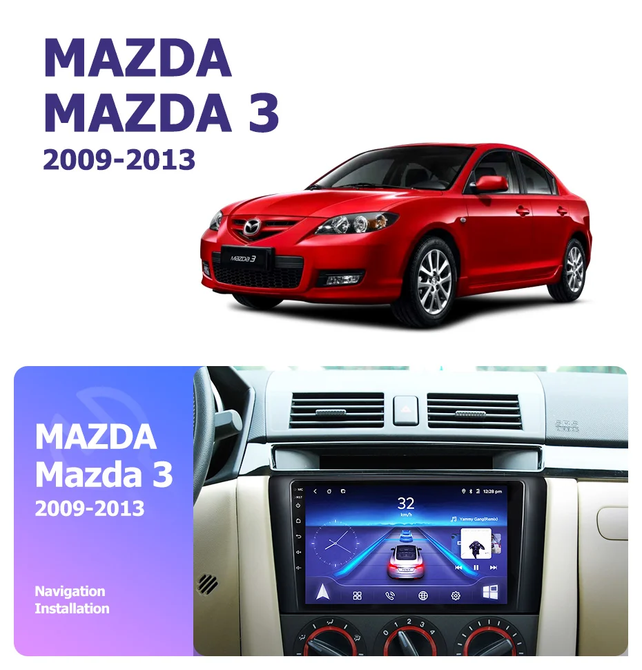 Teyes Cc2 Auto Radio Multimedia Keine 2 Din Android Video Player Navigation Gps Fur Mazda 3 2003 2009 2008 2013 Bk Bl