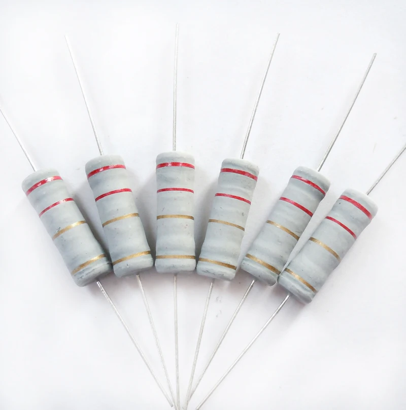 5w 2.2 ohm 2R2 ohm 100 Original New Fixed Resistor Metal Oxide Film Resistors Resistance +/ 5