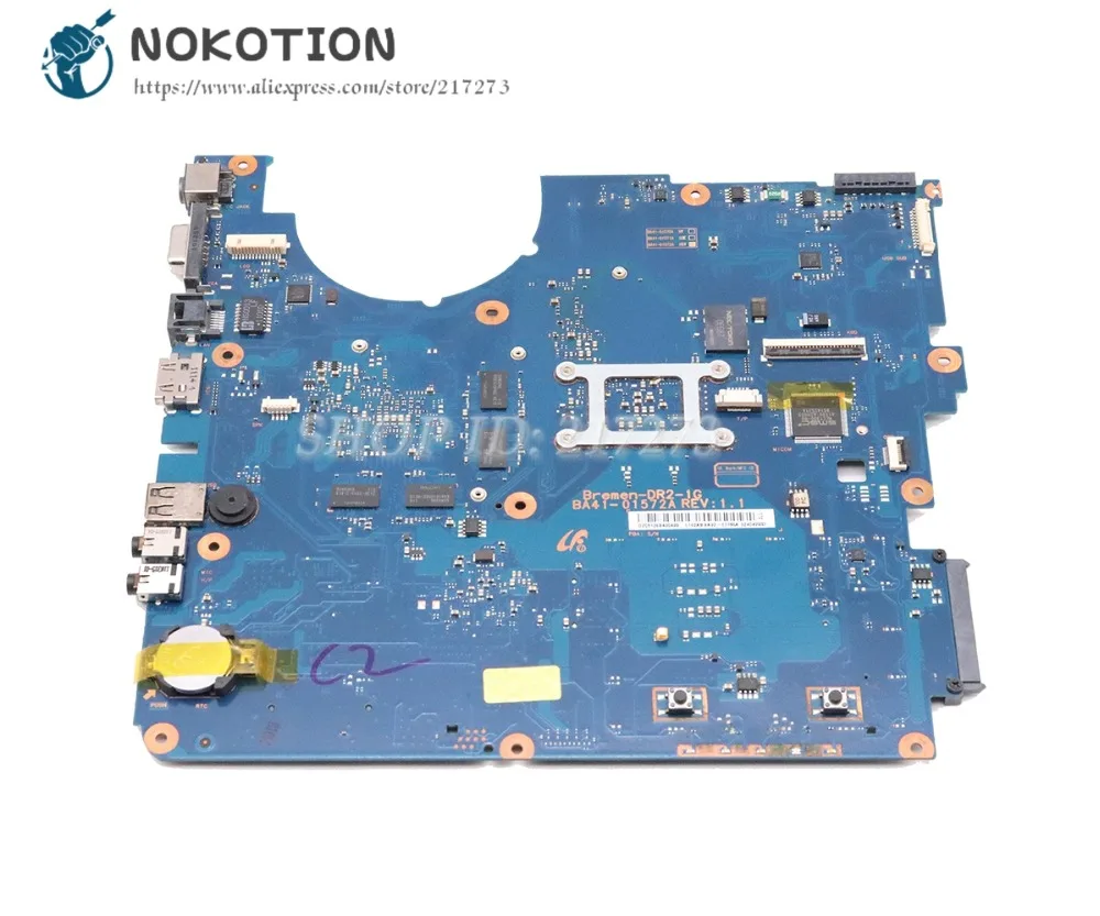 NOKOTION для samsung NP-R525 R525 Материнская плата ноутбука DDR3 HD6600M 1GB процессор BA41-01572A BA92-07786A BA92-07786B