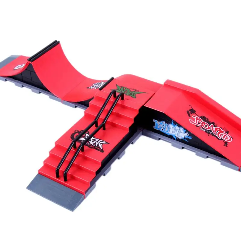 

Mini Finger Skate Training Board Table Game Finger Skating Board with Ramp Parts Track for Deck Fingerboard Toy Main Site Track