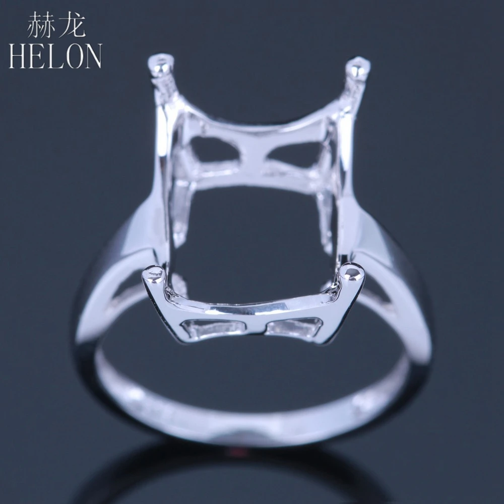 Женское кольцо с полукреплением HELON из стерлингового серебра 925 пробы 10x13