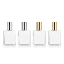 MUB-17ml Мини стеклянные бутылки эфирного масла металлический круглый ролик дорожная бутылка высокого качества многоразового флакона духов пустой контейнер