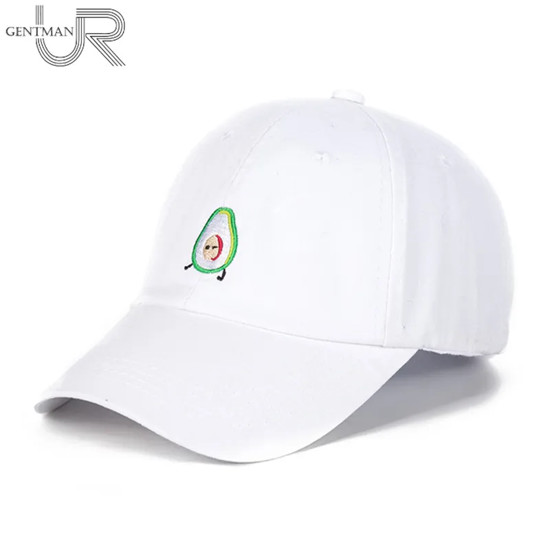 Новый авокадо хлопок вышивка Регулируемый Бейсбол кепки Мужская бейсболка и для женщин папа шляпа