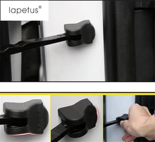 Black Accessories For Hyundai Tucson 2016 2018 Plastic font b Car b font Door Arm Stop