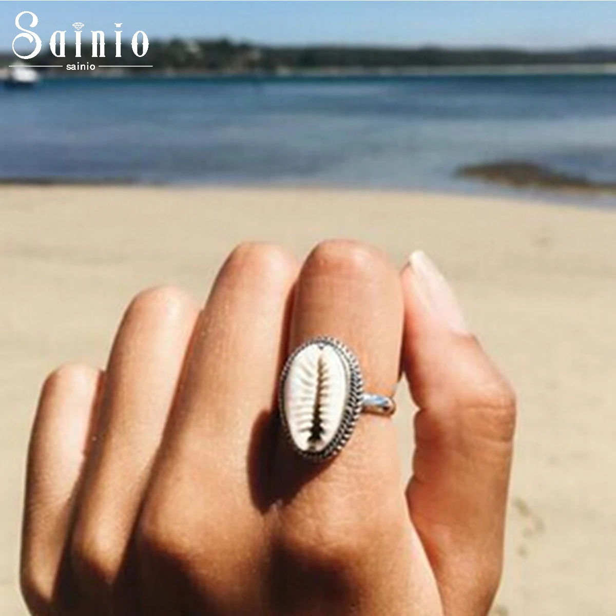 voetstappen Wizard Offer Sainio Bohemian Natuurlijke Schelp Ring voor Vrouwen Zomer Strand Vinger  Ringen Sieraden Accessoires Gift|Ringen| - AliExpress