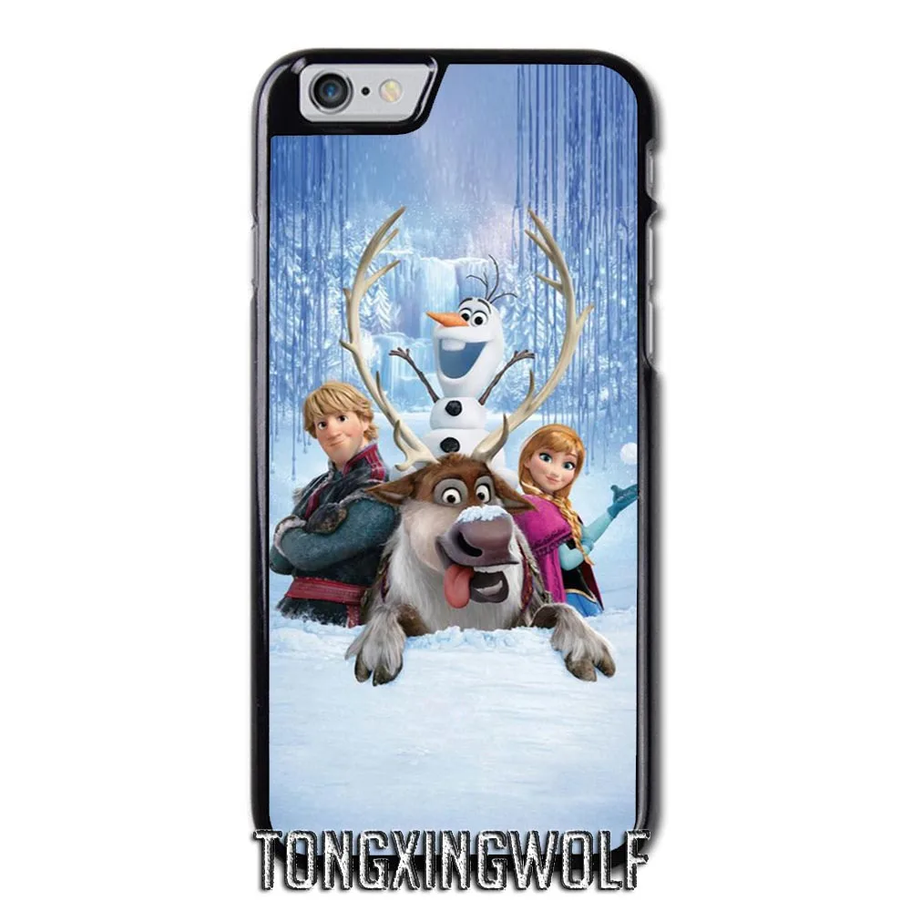 Холодное сердце снеговик Олаф чехол для iPhone samsung 4S 5S SE 6 S 7 8 XR XS Max Note 9 S5 S6 S7 край S8 S9