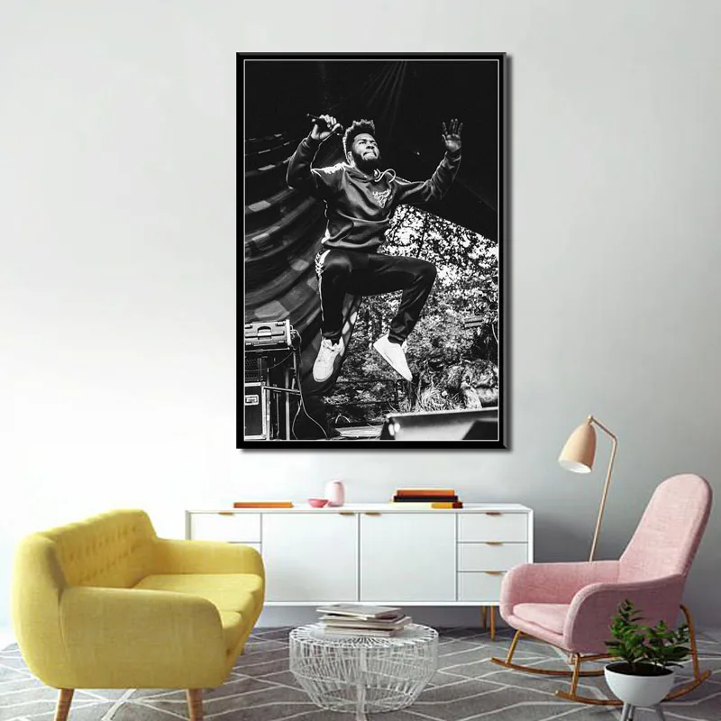 P664 Khalid Hip Hop Rap Music Star Rapper Art Painting Silk Canvas Poster Wall Home Decor