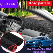 Автомобильный Стайлинг Противоскользящий коврик для Honda 9th Civic 2005- RHD& LHD розовый узор коврик на приборную панель защитная накладка тент подушка