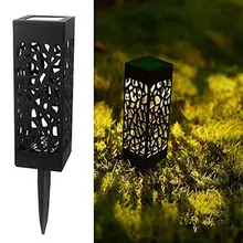 1 шт. Солнечная энергия вкл/выкл панели солнечных батарей сад лампа уличный садовый напольный светильник-стойка для наружного дождя замерзания
