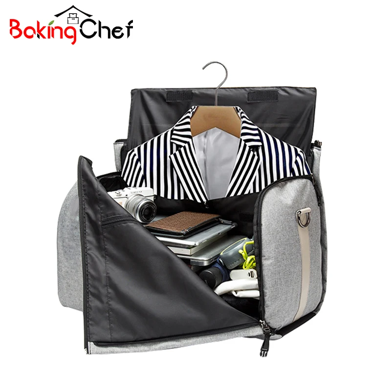 

BAKINGCHEF Travel Business Men Suit Tie Storage Bag Multi-pocket Clothes Underwear Pants Shoes Case Document File Phone Handbag