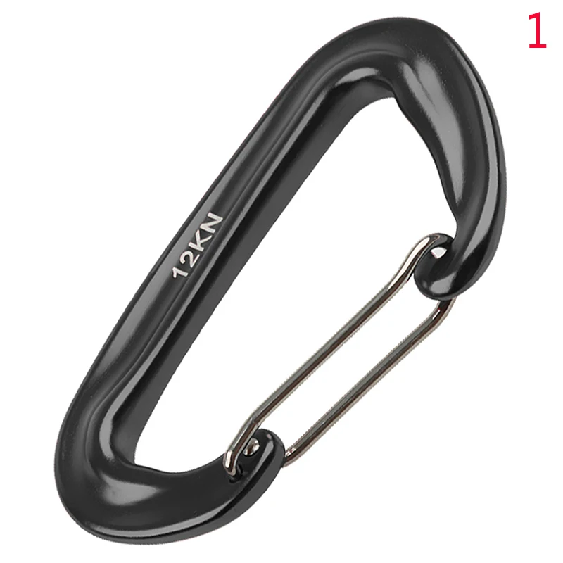 

Aluminum alloy main lock Mountaineering quick-hanging key small shackle
