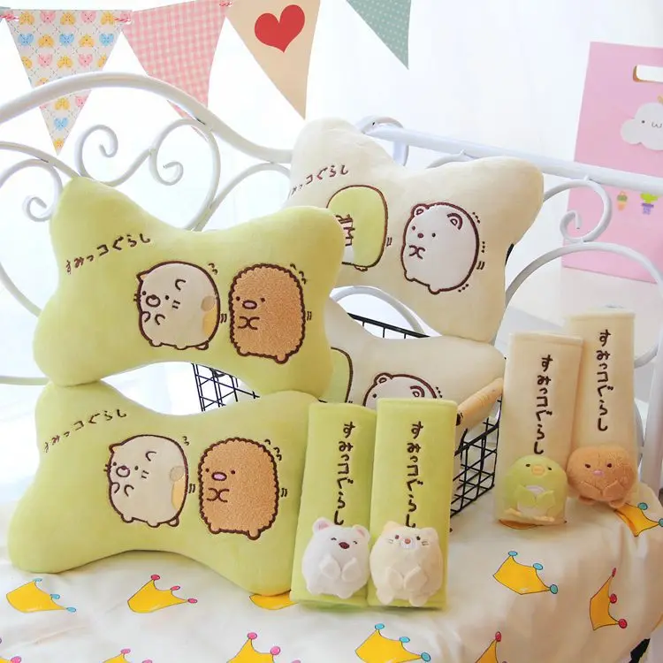 Мультяшная плюшевая игрушка San x Sumikko Gurashi уголок биологического автомобиля